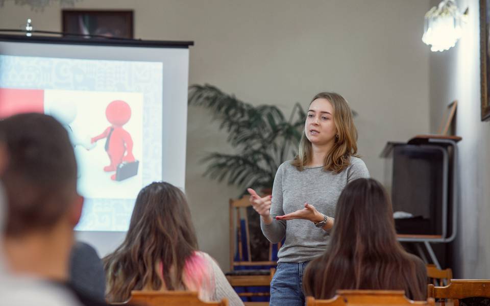 Встреча первокурсников с&nbsp;Ассамблеей туристских волонтеров