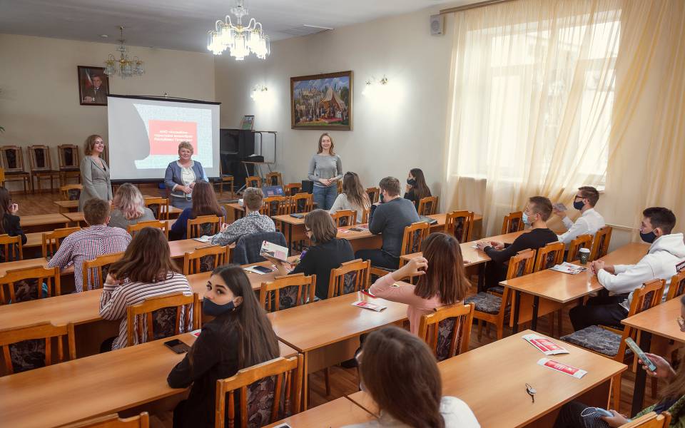 Встреча первокурсников с&nbsp;Ассамблеей туристских волонтеров